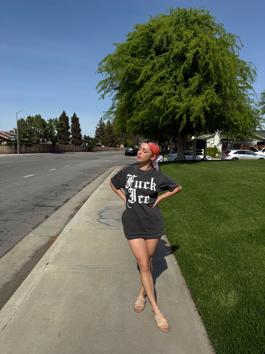 F*CK ICE TEE - VINTAGE GRAY